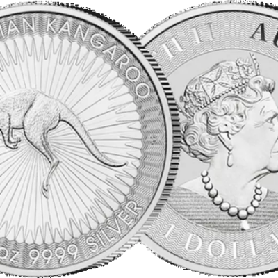 Kangaroo 1 oz argent
