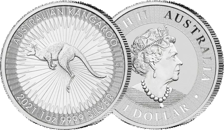 Kangaroo 1 oz argent