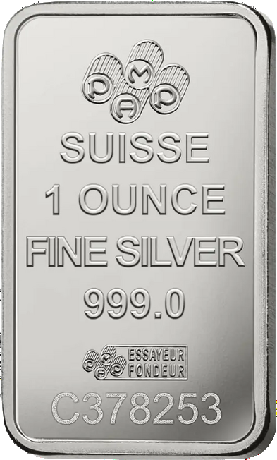 Lingot d'argent 1 oz