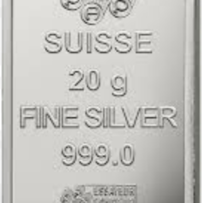 Lingot d'argent 20 g