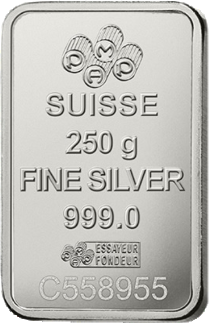 Lingot d'argent 250 g