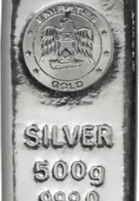 Lingot d'argent 500 g