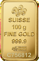Lingot d'or 100 g