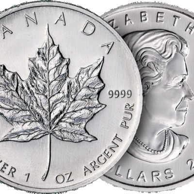 Maple Leaf 1 oz argent